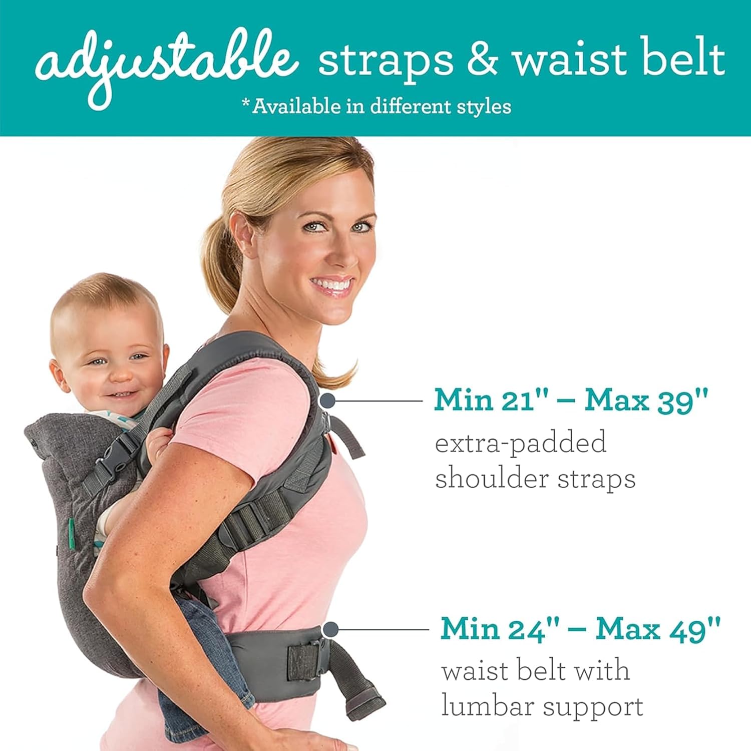 Convertible 4-in-1 Baby Carrier – Ergonomic Support