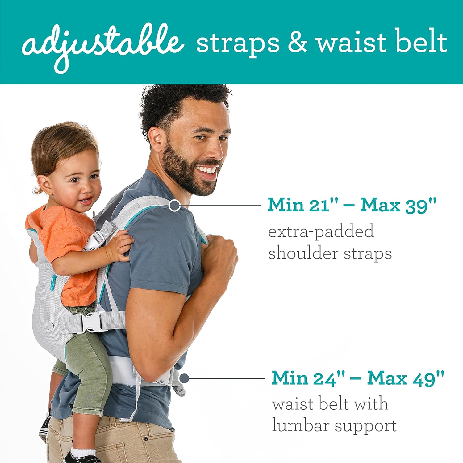Convertible 4-in-1 Baby Carrier With Adjustable Seat